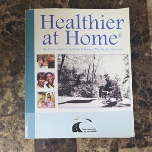 Healthier at Home Guidebook - Blue and White